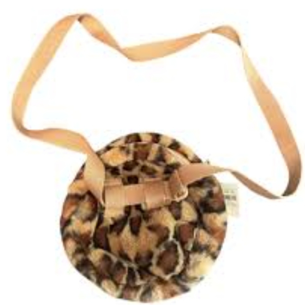 NEW Aerie Leopard Print Faux Fur Crossbody Bag Or Belt Bag NWT